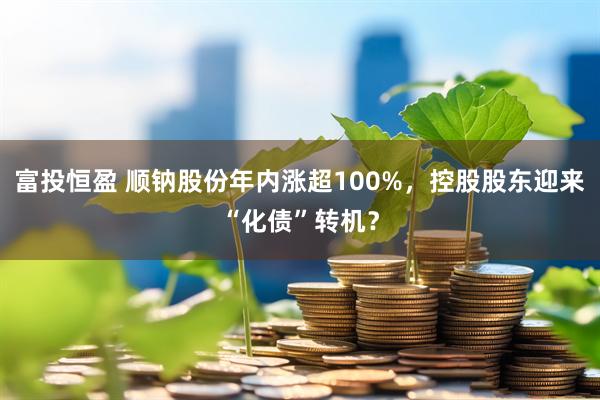 富投恒盈 顺钠股份年内涨超100%，控股股东迎来“化债”转机？